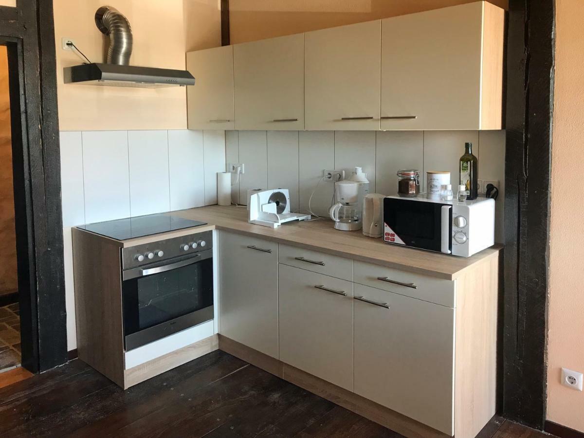 Ferienwohnung Wachstube Mit 3 Schlafraeumen Im Rittergut Leppersdorf Wachau Exterior photo