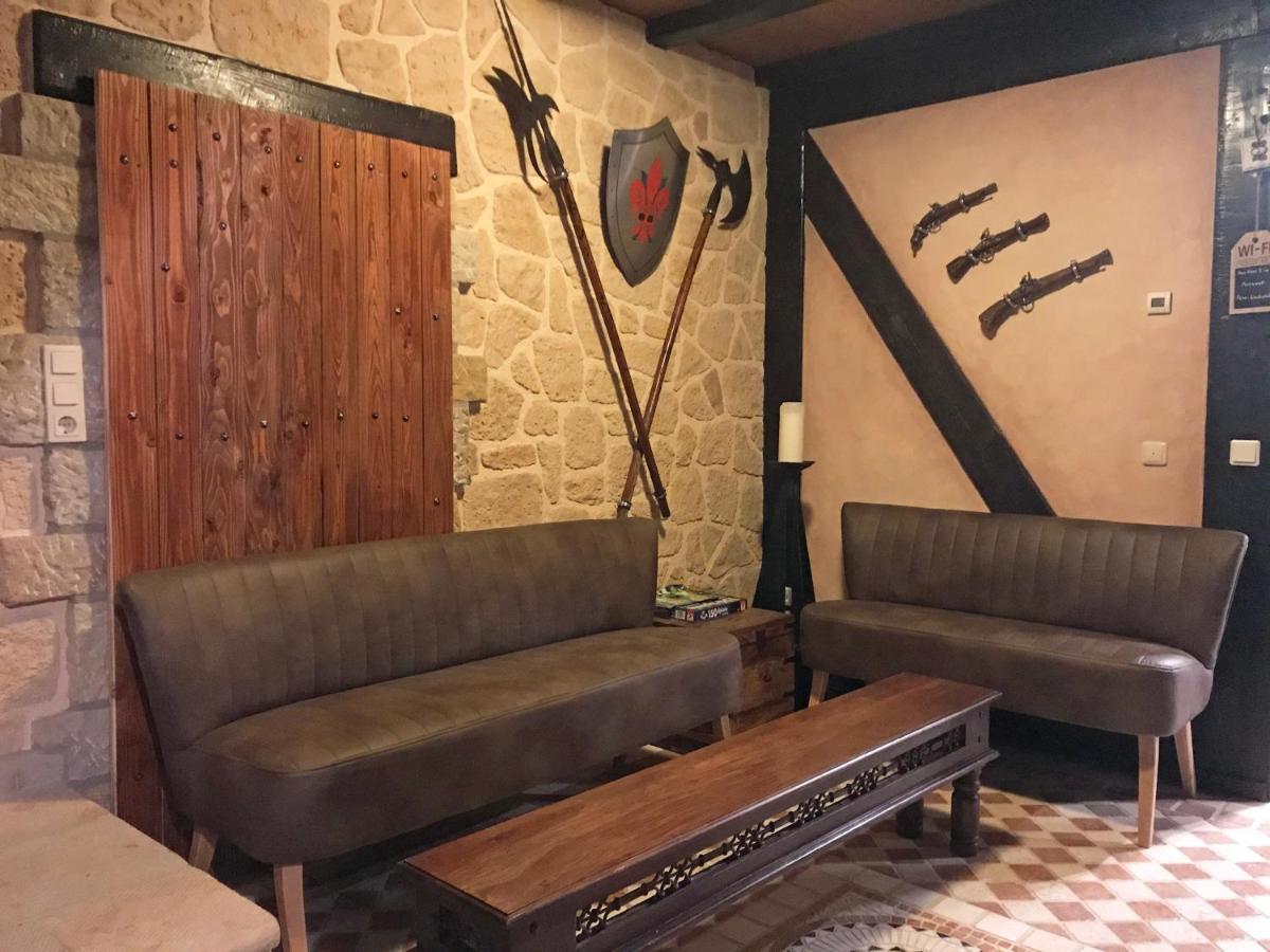 Ferienwohnung Wachstube Mit 3 Schlafraeumen Im Rittergut Leppersdorf Wachau Exterior photo